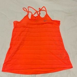 Nike dry fit, sheer tank women’s size S